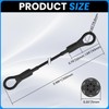 SDTC Tech 4-Pack Heavy Duty Loop End Cable Braided Stainless
