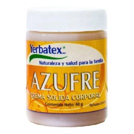 Pomada De Azufre, Crema Sólida Corporal, Frasco De 40g