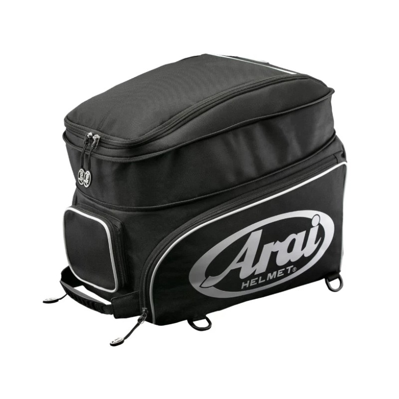 Arai Single Helmet Bag / Backpack with Logos Black 12-1612