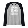 Mens Twin Uncle Officially Outnumbered Uncle Of Twins Raglan Baseball