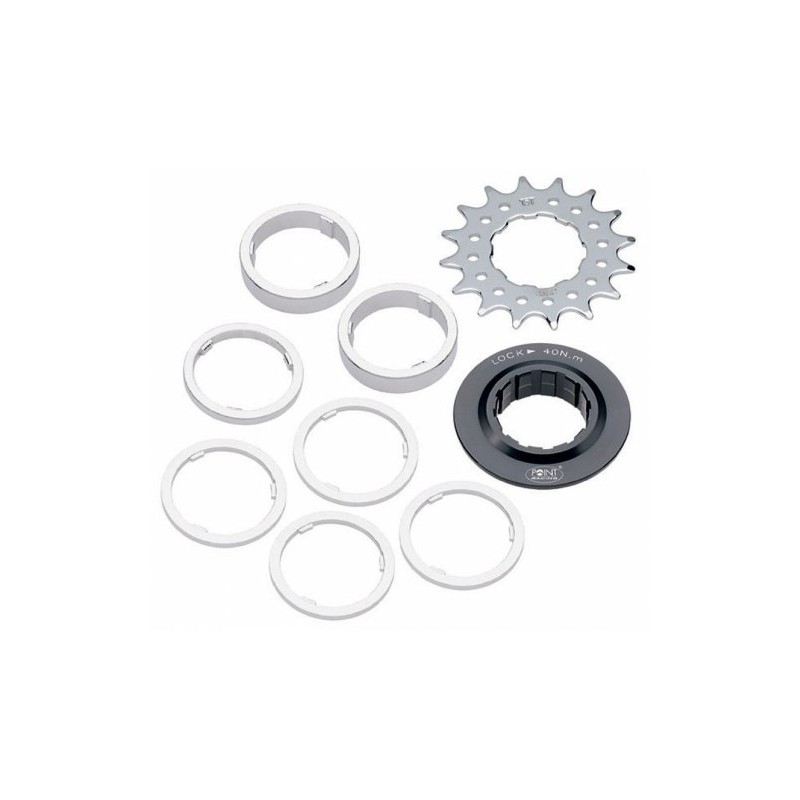 Point Single Speed Sprocket and Spacers