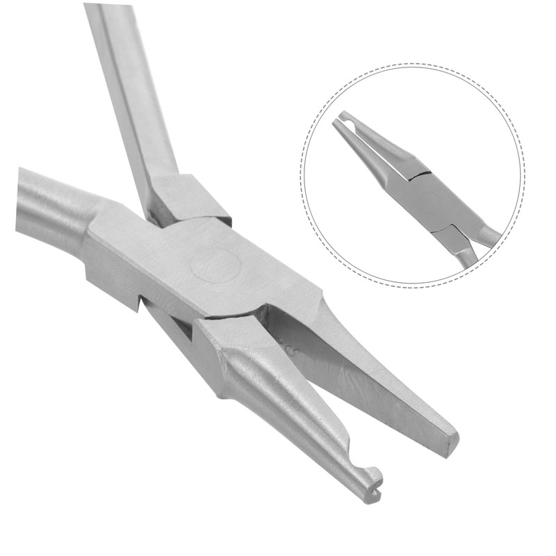 TEHAUX Eyeglass Repair Plier Stainless Steel Nose Pad Adjustment Tool