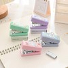 Pink 1 Set Mini Stapler with No.12 Staples, Cute Rabbit