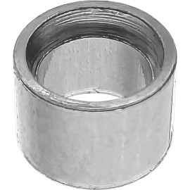 FindingKing 14K White Gold Round Straight Bezel Setting 0.1ct 3mm