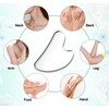 Gua Sha Stainless Steel Facial Tools, Lymphatic Drainage Massager for