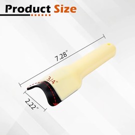 3/4" Outside Bull Nose Corner Trowel,Radius Outside Bullnose Tool, for Finishing Drywall Corners