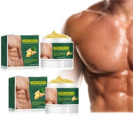 MQSHUHENMY SoliPac Gynecomastia Tightening Ginger Cream, Ginger Cream for Adults, Skin Tightening Cream, Tummy Tightening Cream (2Pcs)