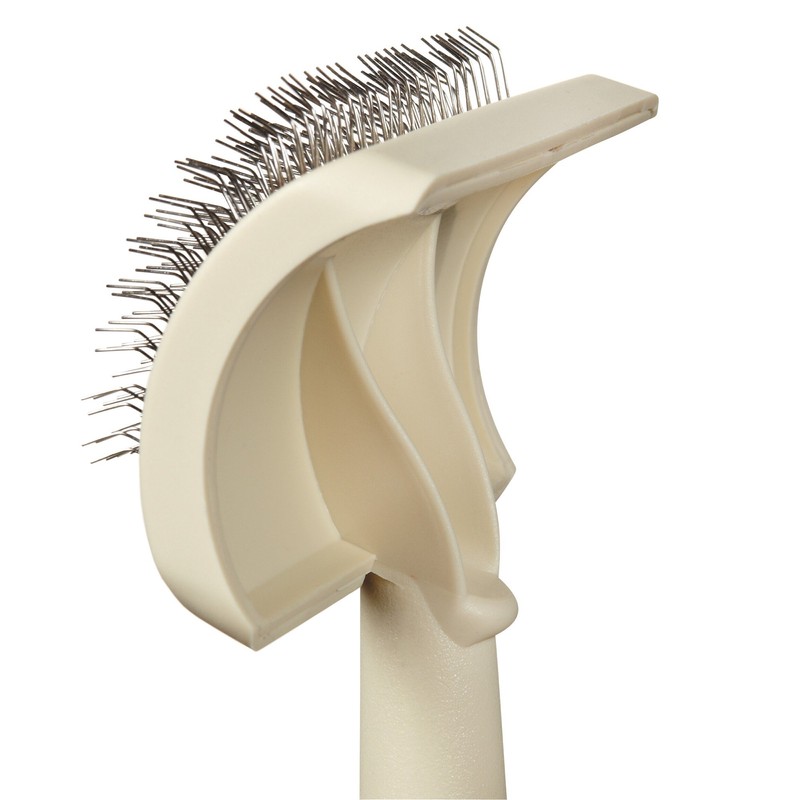 Master Grooming Tools Universal Pet Small Slicker Brush, White