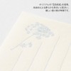 Midori 89572006 Single Pencil Notebook with Envelope, Flower Colored Washi,