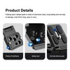 Foldable Camera L Bracket Vertical Horizontal Switching Tripod Quick Release