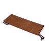 Chamois Drawsting Eyeglass Case in Brown C-346