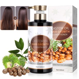 Castor Oil Conditioner for Hair Growth, Castor Oil Conditioner for Hair Growth Repair, Conditioner Against Hair Loss Repair Moisture Conditioner, Hair Growth Accelerate for Women Men, 500 ml (1,