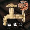 Bathroom Tap, Traditional Vintage Solid Brass Single Lever Tap for