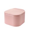 Desktop press type pop-up lid Scandinavian small rubbish bin small