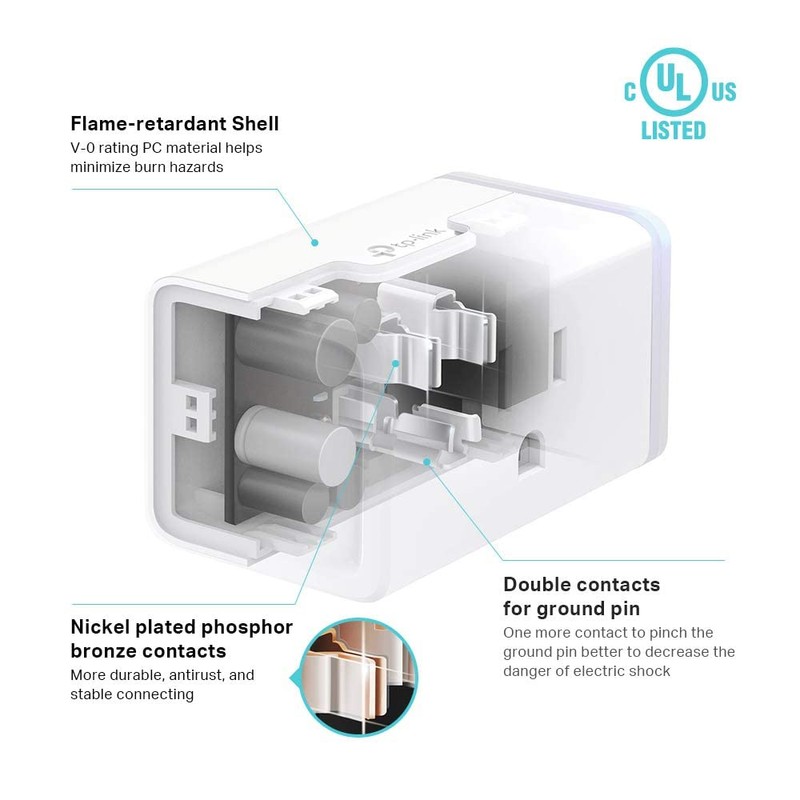 Kasa Smart Plug HS103P4, Smart Home Wi-Fi Outlet Works with