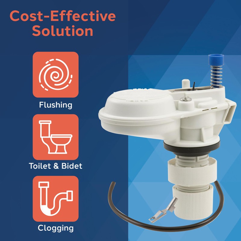 PlumbCraft 7030050 Plumb Craft Waxman Toilet Fill Valve Replacement-DIY Anti-Siphon