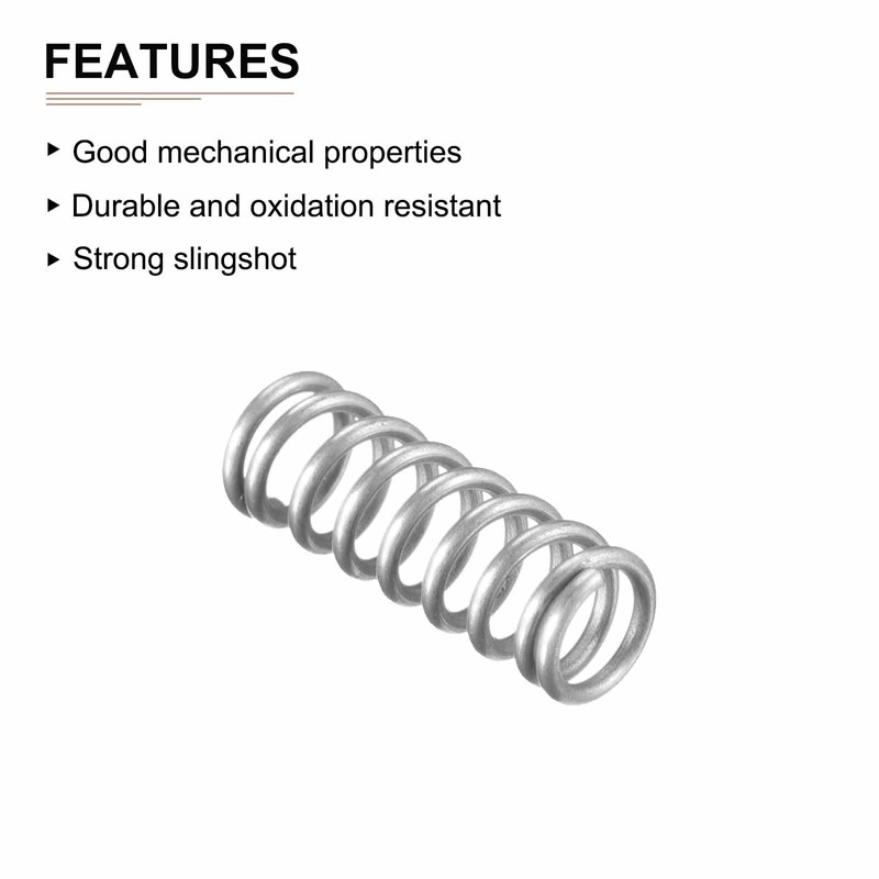 DTGN 1 x 7 x 20 mm (DxADxL) Compression Spring