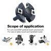 SICWOOD Slab Flattening Router Bits 1/2 Shank, 2-1/2”Cut Dia, 2+2