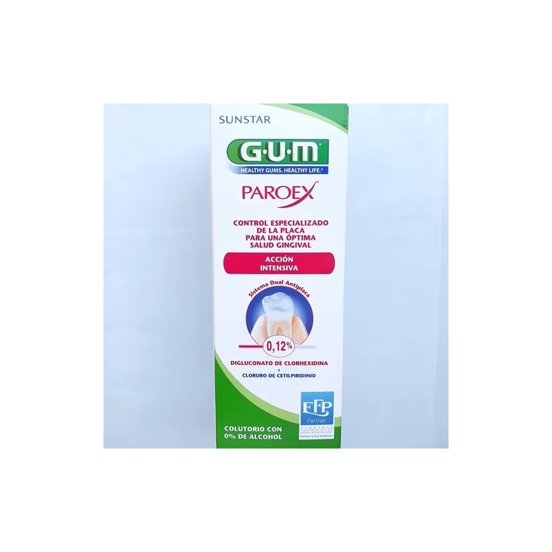 Paroex Colutorio Gum Accion Intensiva 500ml Placa Y Cirugía
