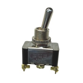 Gardner Bender GSW-12 Heavy-Duty Electrical Toggle Switch, SPDT, ON-ON, 20 A/125V AC, Screw Terminal