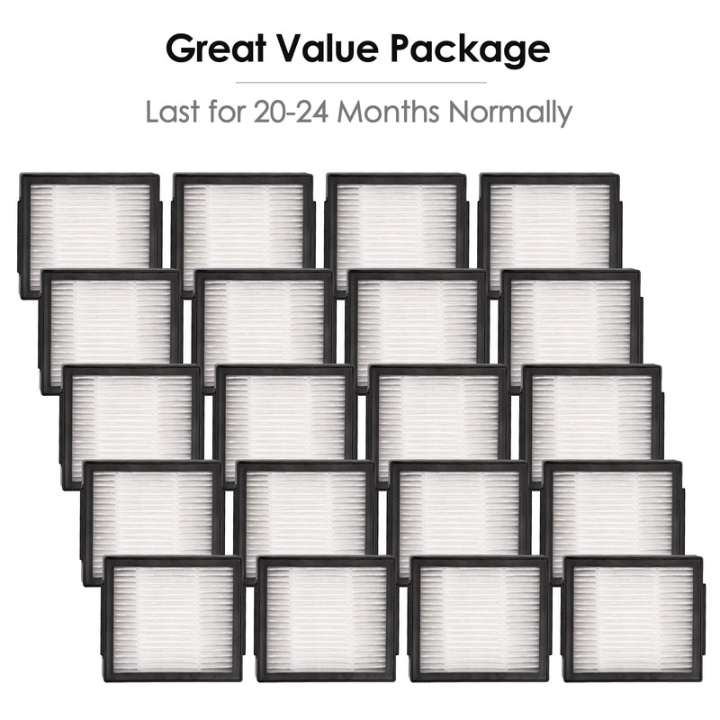 (20 Pack) Combo J7+ Replacement HEPA Filter Compatible with iRobot