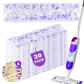 Power Mop Pads Refills for Swiffer PowerMop Multi-Surface Mopping Pad Disposable Replacement Mop Refill Pads Compatible with Swiffer PowerMop,Safe on All Finished Floors 30 Count.