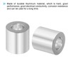 PATIKIL M10 Aluminum Spacers, 10 Pcs Metal Spacer Aluminum M10