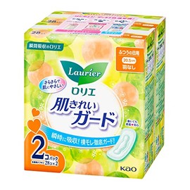 Laurier Skin Clean Guard Day Use, No Wings, 28 Packs x 2