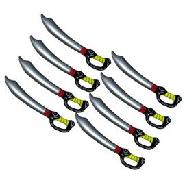 Pack of 8 Inflatable Pirate Swords Pirate Inflatable Children's Birthday Party Bags