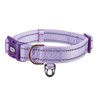 Petiry Reflective Nylon Dog Collar with Breathable Neoprene Padding,Adjustable for