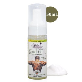 Skin Companion Heal it Tattoo Soap Foaming for Healing Tattoo Aftercare Antibacterial Soap To Clean New Tattoos & Piercings Essential Tattoo Supplies Cleaning Soap Bottle - 50 ml