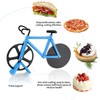 Motorcycle pizza cutter, stainless steel pizza cutter two wheels, novelty