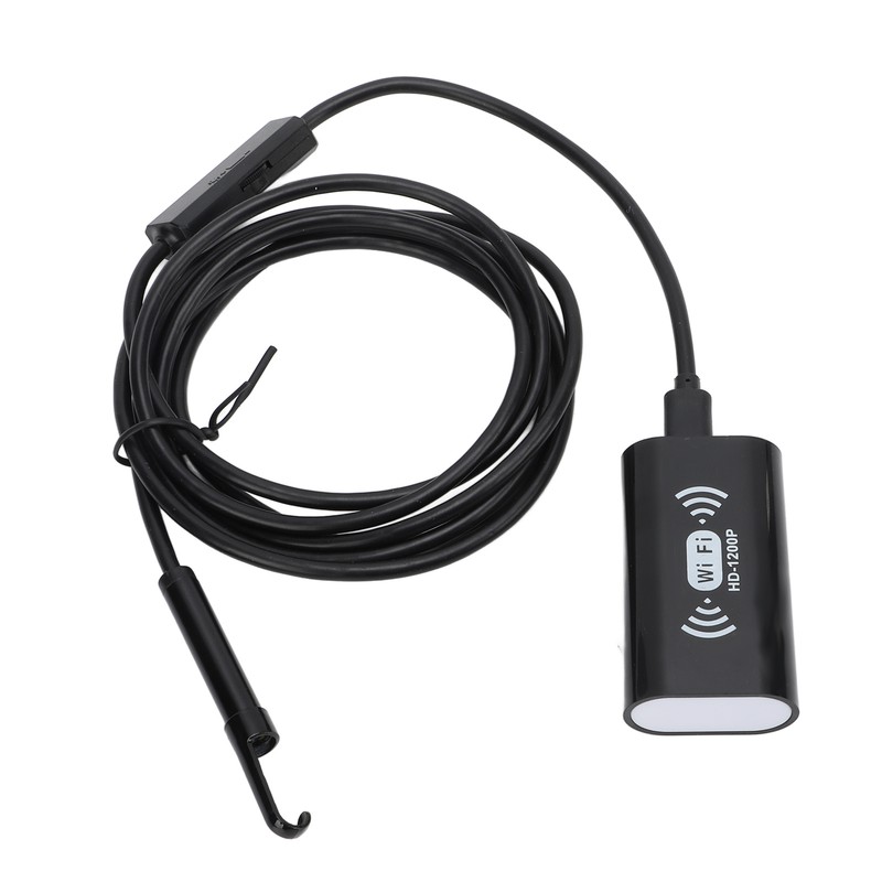 8mm Wifi Industrial Endoscope Inspection Camera 1200P HD Lens IP68