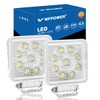 WFPOWER Boat Light 2 Pack, LED Marine Spotlights Waterproof, Deck