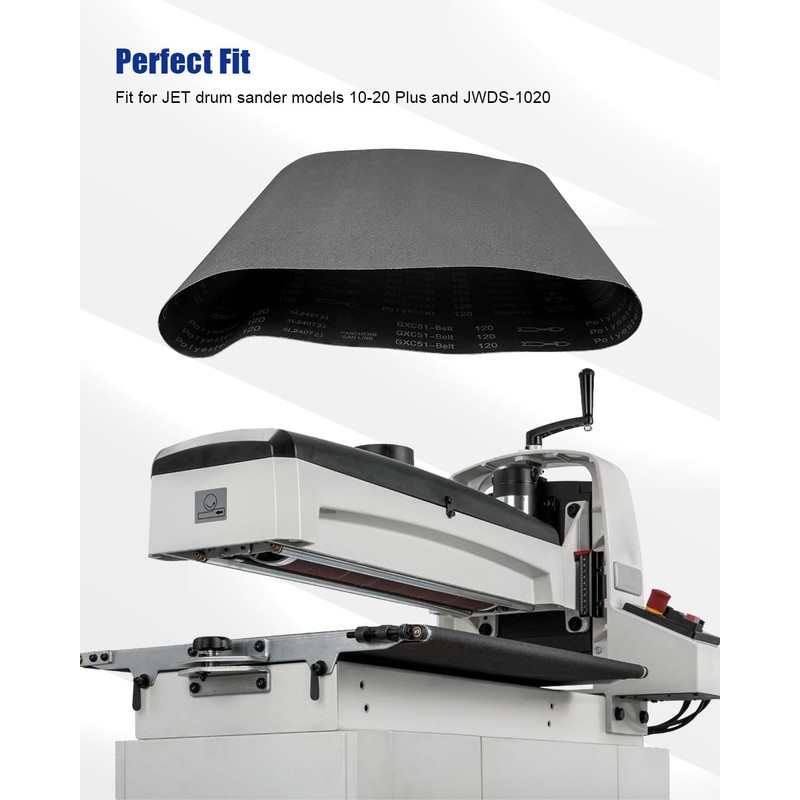 100 Grit 10-1/4 Inch x 32-5/32 Inch Drum Sander Feed