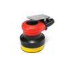 Pneumatic 3" Random Orbital Palm Sander with 10 Polishing Buffing