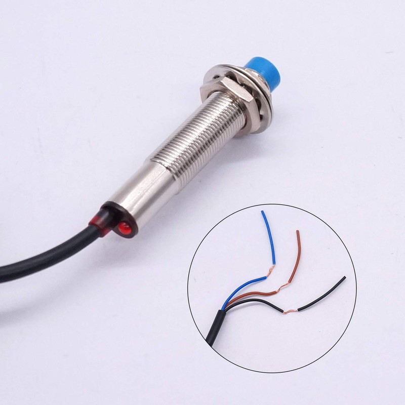 Taiss 2pcs New LJ12A3-4-Z/BY Inductive Proximity Sensor Switch 4mm Detection