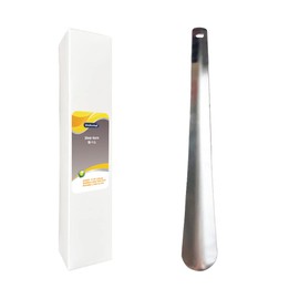 Unikstep 1 bocina de metal para zapatos, de acero inoxidable, con mango largo, para personas mayores, hombres, mujeres y niños