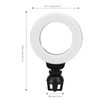 LED Dimmable Ring Light, Ring Light Black 4 Inch Brightness