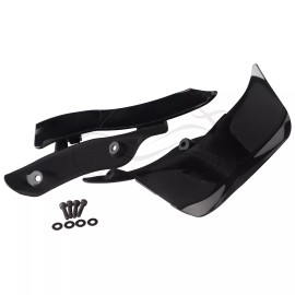 Unbranded Black Adjustable Fairing Windshield Air Deflector For Harley Road Glide FLTRXS
