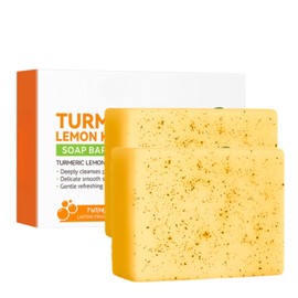 2PCSLemon Turmeric Soap Bar-Kojic Acid Soap-Face&Body Handmade Bar