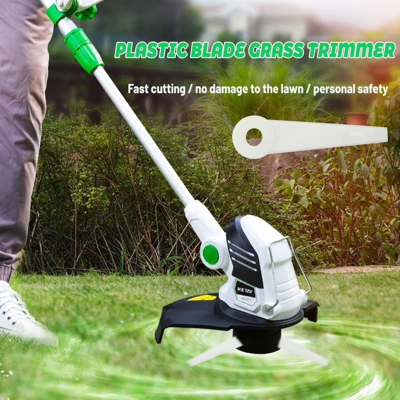 Glomora Lawn Mower Plastic Blade 24 Piece Replacement Kit For