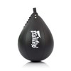 Fairtex SB2 Microfiber Muay Thai Boxing Speed Bag - Black,