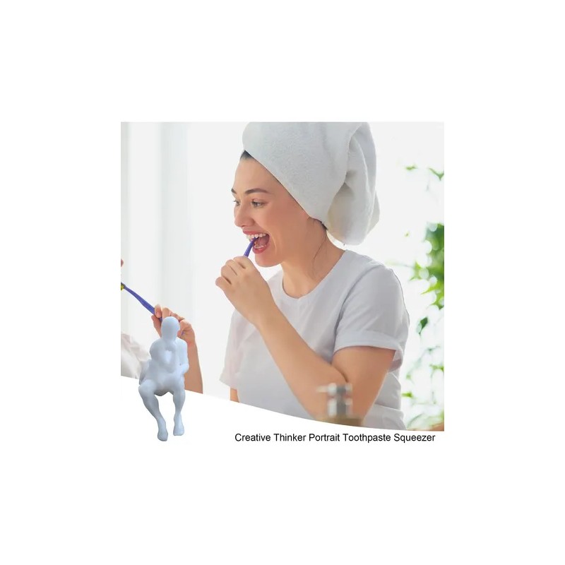 Hombre De Mierda Exprimir Artefacto De Pasta De Dientes Expr