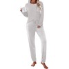 Ekouaer Womens Pajamas Set Long Sleeve Christmas PJ Sets Soft