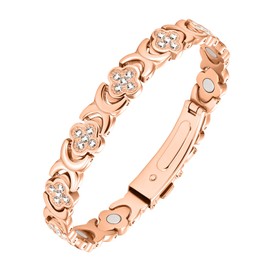 Jecanori Copper Bracelets for Women, Pure Copper Magnetic Bracelet with 3500 Gauss Effective Magnets