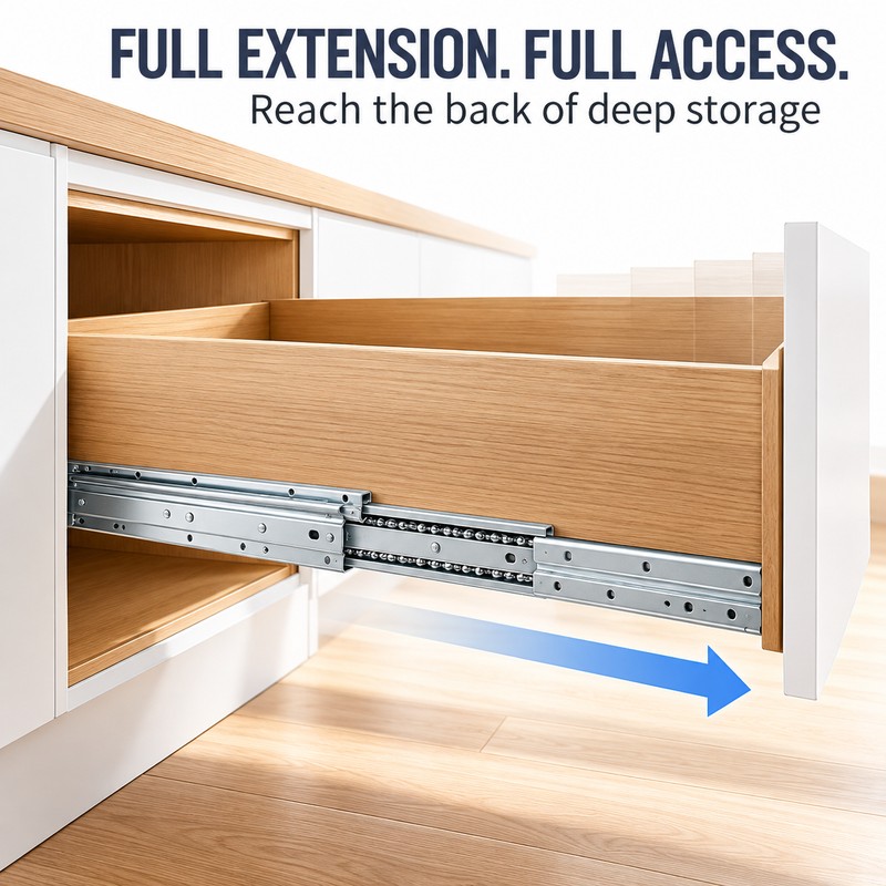 AOLISHENG 40 Inch Heavy Duty Bottom Mount Drawer Slides, 260