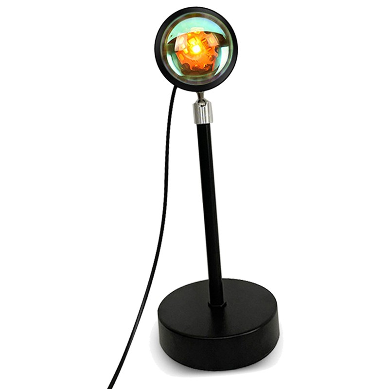 Ambient Projector Lamp 16 Colors 180° Rotatable Remote Control RGB