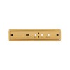 Mooov Bamboo Alarm Clock with LED Display, Black, Indoor Temperature,