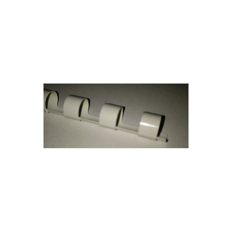 6mm White Plastic Binding Comb 14 Ring A5 25 Pages